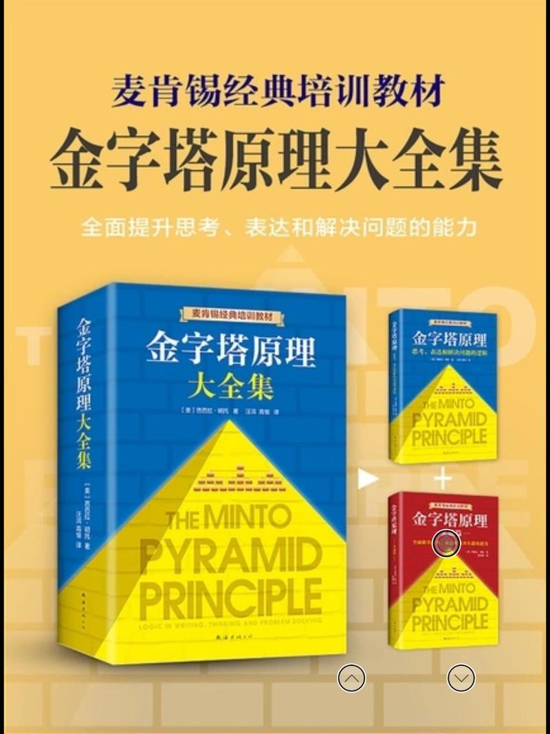 《金字塔原理大全集》思考表达和解决问题的逻辑，“抖音同款”麦肯锡40年经典培训教材