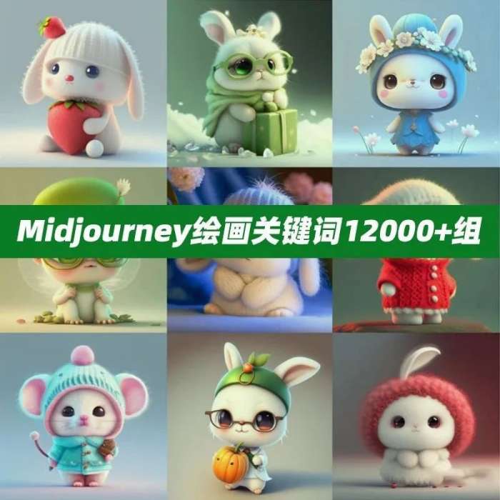 Midjourney 绘画关键词+配图 12000+